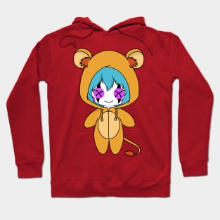 creepypasta candy cane lion costume doll Hoodie